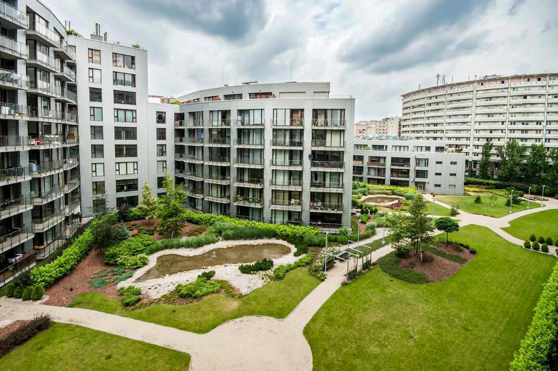 Apartamenty Triton Park Warschau Buitenkant foto